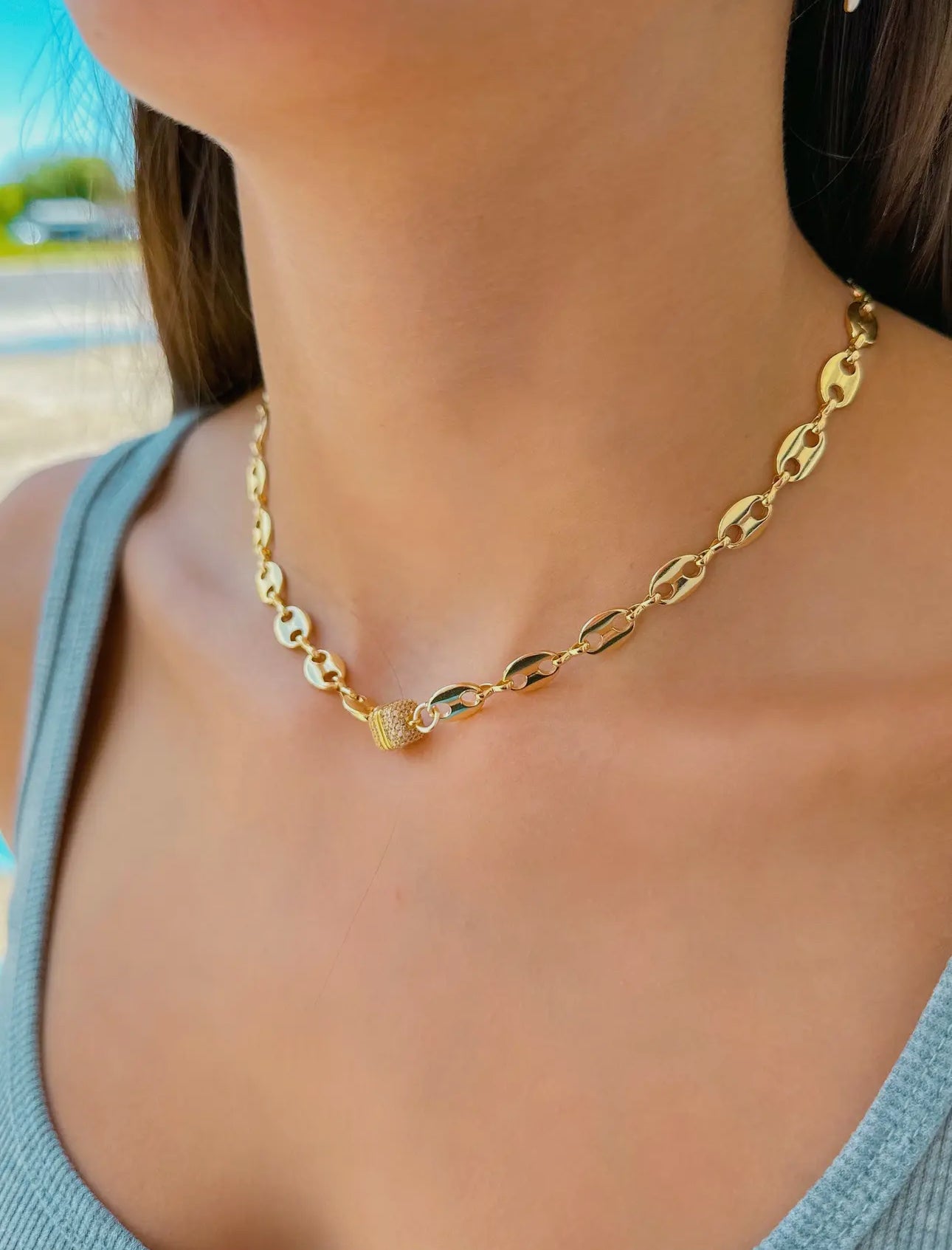 Sydney Magnetic Choker Necklace